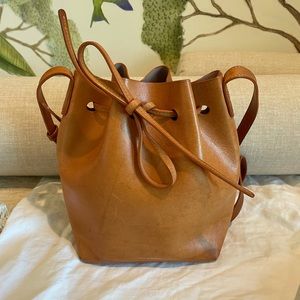 MANSUR GAVRIEL Vegetable Tanned Mini Bucket Bag